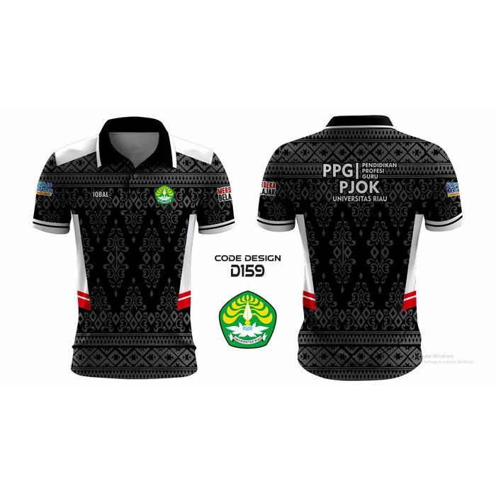 Premium Kaos Jersey PPG PJOK Universitas RIAU - Emboss - Full Printing - BRSD159EW