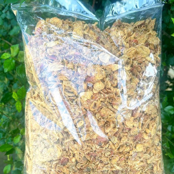 "New" Bawang Merah Goreng 1KG Termurah, Grade B Bawang Goreng Kemasan 1000g, Bahan Masakan Rempah