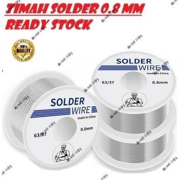 Timah Solder 0.8mm Timah Gulung Solder 0.8mm 63/37 Solder Timah