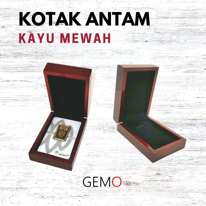 "New" Kotak Emas Antam Berbahan Kayu Mewah / Jewelry Box