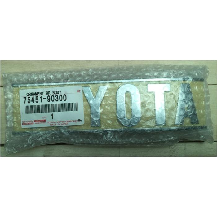 Tulisan Toyota Belakang Spare Part Mobil Toyota Hardtop Forsale