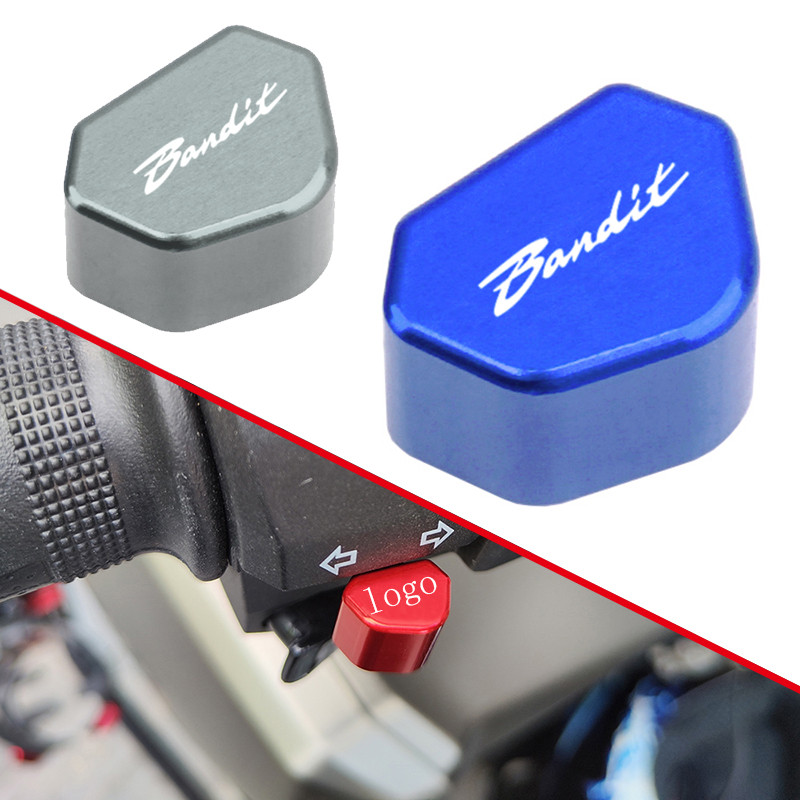 Tutup Dekorasi Tombol Sinyal Belok Motor Suzuki Bandit 250 600 650 1200 GSF250 GSF600 GSF650 GSF - A