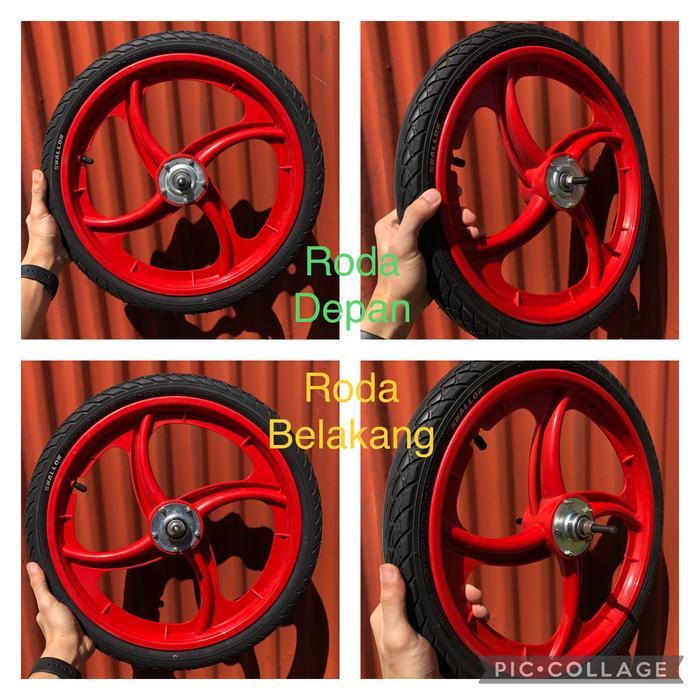 Velg 18 Klewang Ban Hidup (Ban Angin) Plus Alat Sepeda