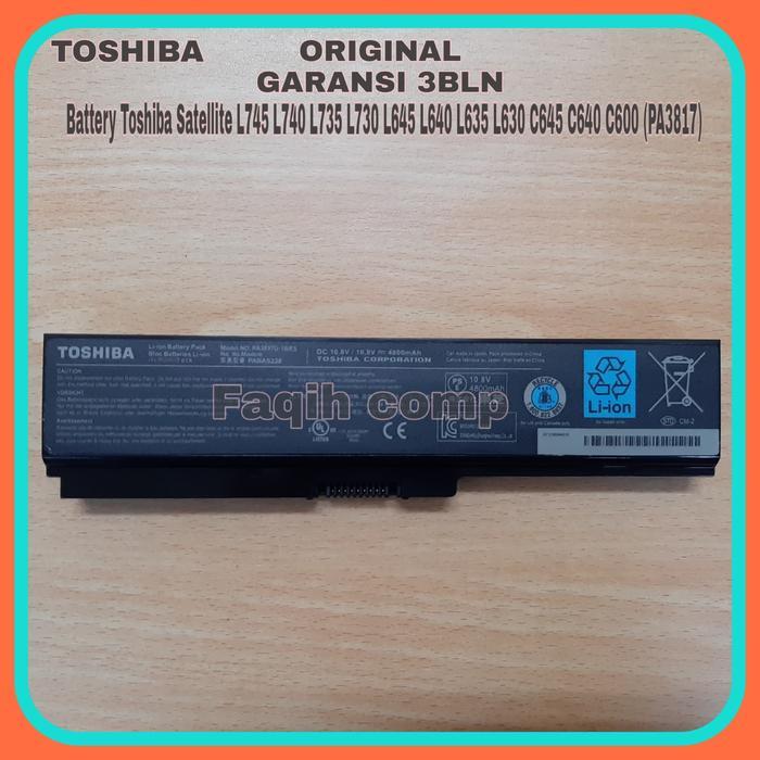 Baterai Original Laptop Toshiba satellite L645 L640 C640 C645 L740