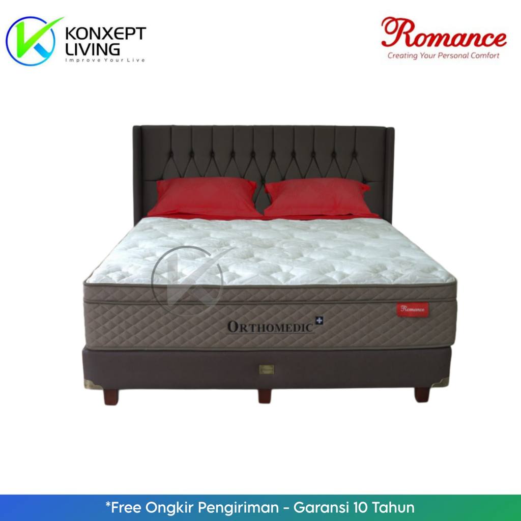 Romance Springbed Orthomedic Plus Sandaran Iriana Ukuran 120x200 Fullset