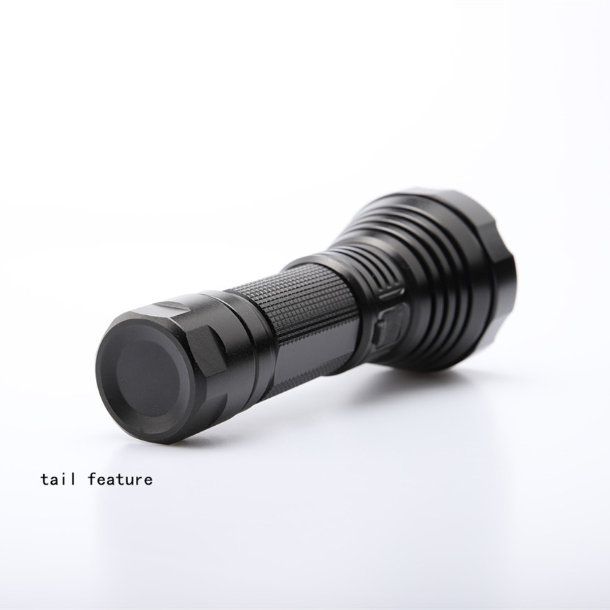 YUPARD SST 40 LED high power  Lighting Hiking Flashlight searchlight Tactics Flashlight  USB recharg