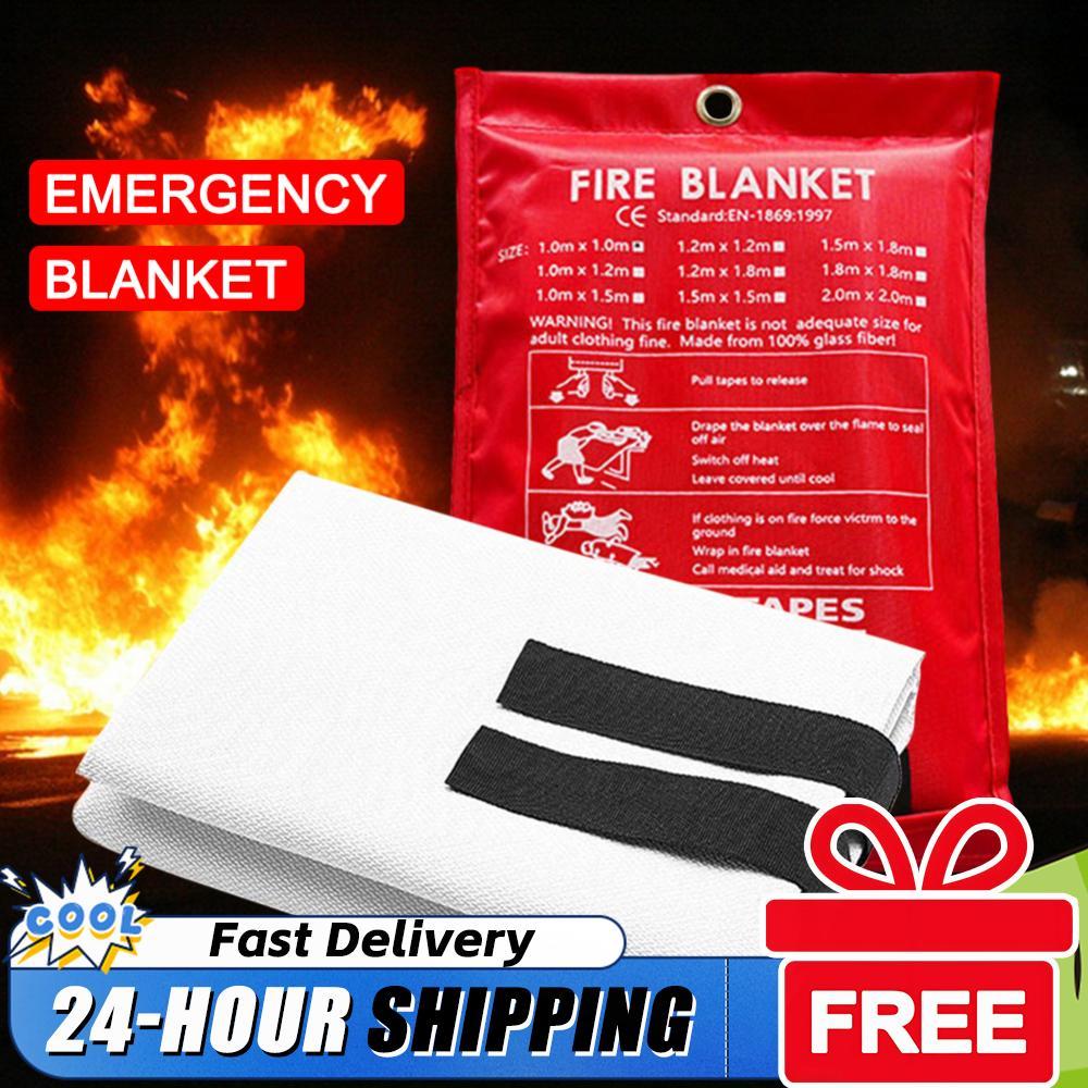 Fiberglass Fire Blanket Fire Blanket Flame Retardant Protection Fire Suppression Blanket for Kitchen