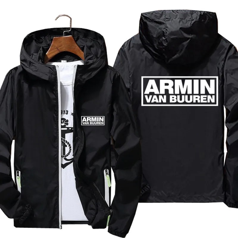 Jaket Bomber Penerbang Tipis Reflektif dengan Hoodie Zipper untuk Pria dan Wanita - Fashion Outerwea