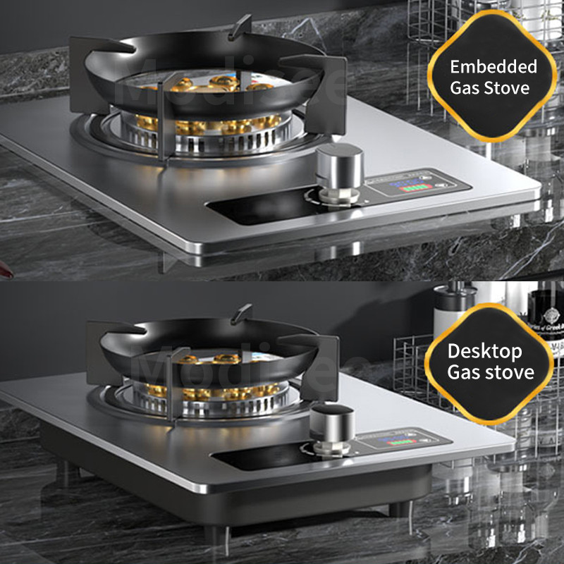 Embedded Liquefied Gas Stove Natural Gas Fierce Fire High Flame Single Stove Table Kitchen Hob