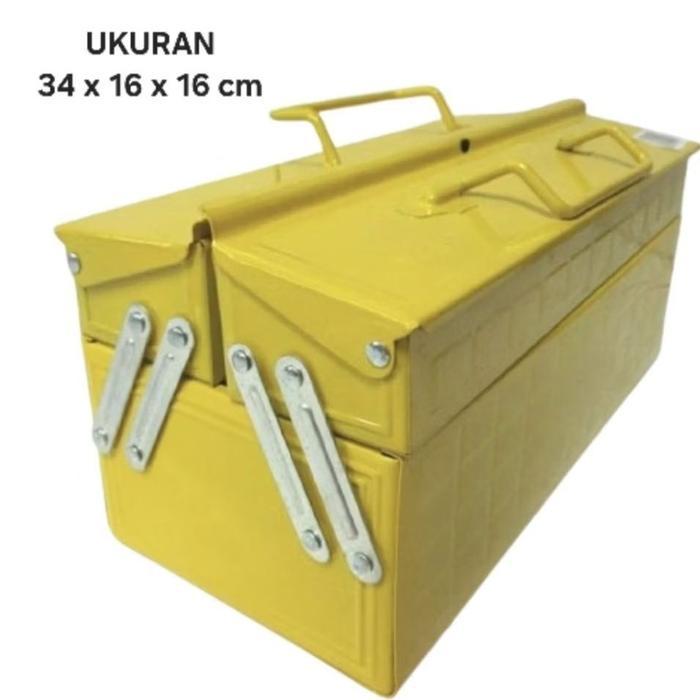 Tool Box / Toolbox / Kotak Perkakas Besi 2 Tingkat Susun