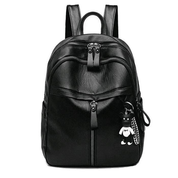 Top Tas Ransel Anak Perempuan Sekolah SD/SMP Backpack Wanita Kulit Sintetis