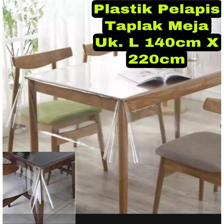 Taplak Meja Plastik Transparan