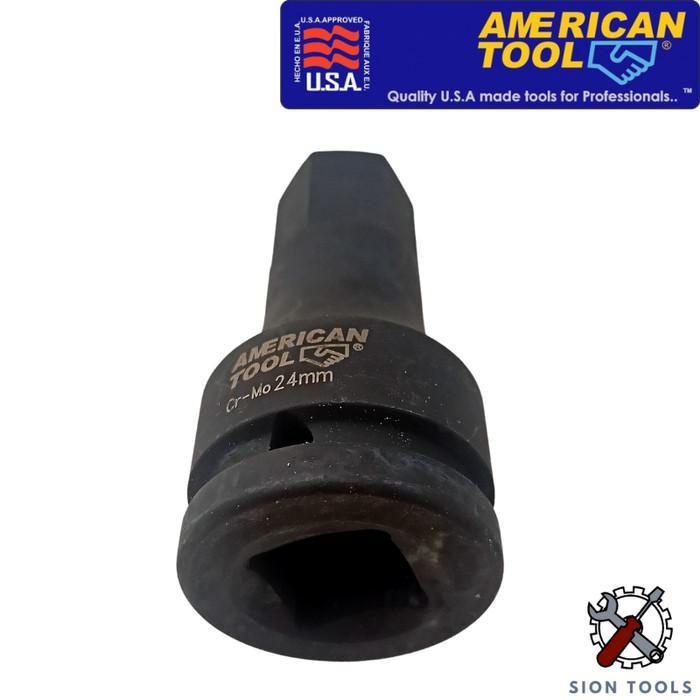 AMERICAN TOOL IMPACT HEX BIT SOCKET 3/4" DR 17 MM / MATA SOK IMPACT L