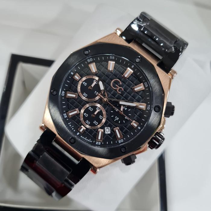 (Jual-1225) Jam Tangan Pria Gc Collection Z18001G2 Steel Blue/Black/Combi Rose