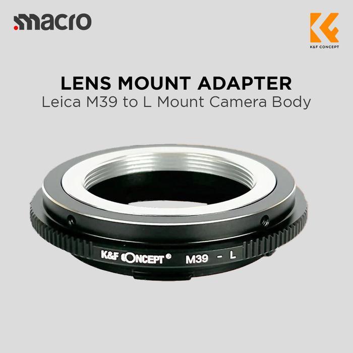 Knf Concept Lens Mount Adapter Leica M39 To L Mount Camera Body