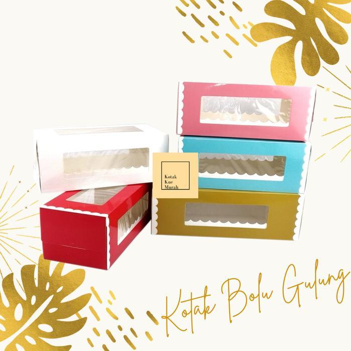 Dus Bolu Gulung Roll Cake Box, Box Kue Brownies Kukus recomended