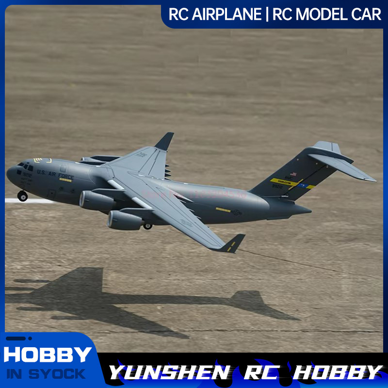 Xfly 40mm C17 Transport Aircraft Four Engine Jet Ducted Model Aircraft Rc Plane Electric Model