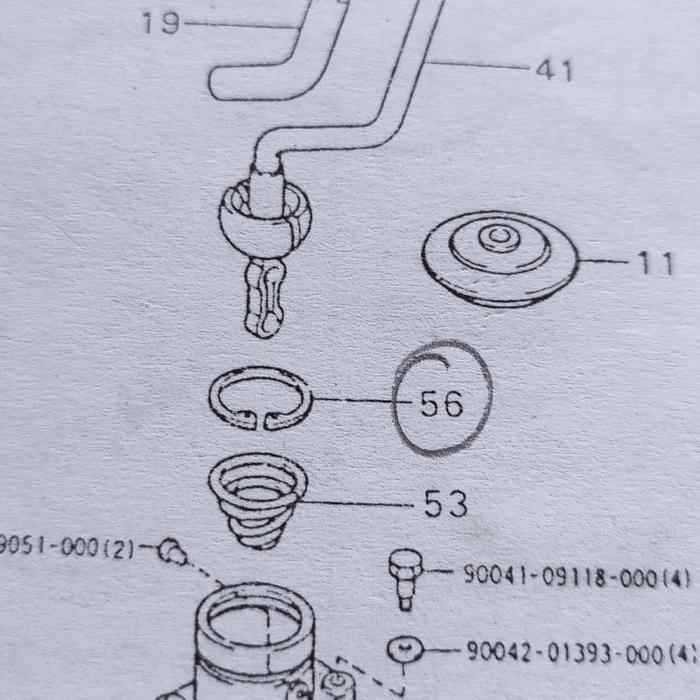 Snap Ring Rumah Tongkat Transfer 4X4 Taft Gt Original