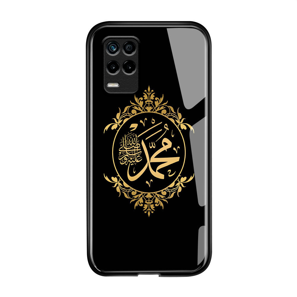 HardCase Kaca Casing For Realme 8 5G Case Kesing Hp Phone DLJ A1-2753 BL