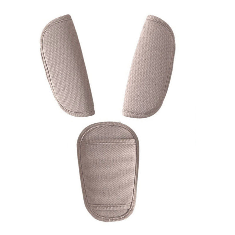 Stroller Shoulder Pad Inafnt Car Seat Strap Pads for Baby Kids Soft Seat Belt Cover Crotch Pad for