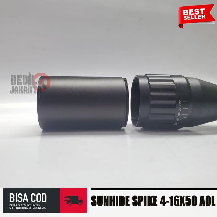 SALE SUNHIDE SPIKE 4-16X50 AOL / SUNHIDE TELESKOP SPIKE 4-16X50 AOL IMPORT TERMURAH