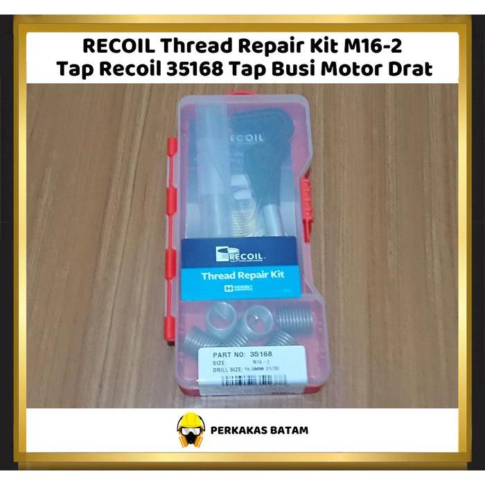 Recoil Thread Repair Kit M16-2 Tap Recoil 35168 Tap Busi Motor Drat
