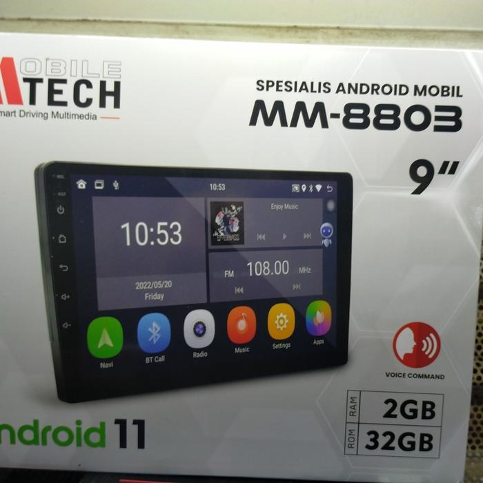 Head Unit Android New Mtech Mm-8803 Ram2G /32Gb 9"Inch