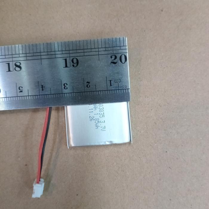 TERLARIS Baterai Lithium Polymer 3.7volt/500mAh 1.85wh tebal 0,5cm SALE