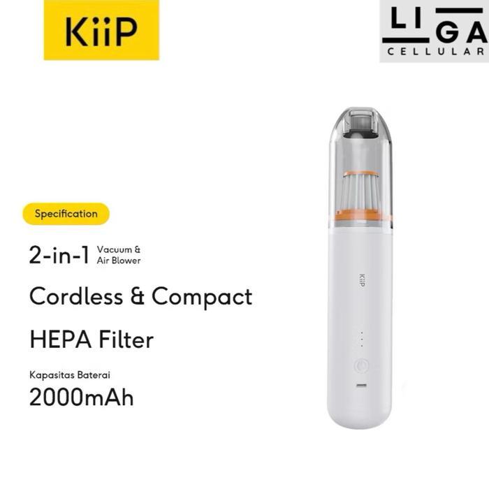 TERLARIS KiiP Cordless Car Mini Vacuum Cleaner Portable Alat Penyedop Debu Di Mobil Kasur Rumah SALE