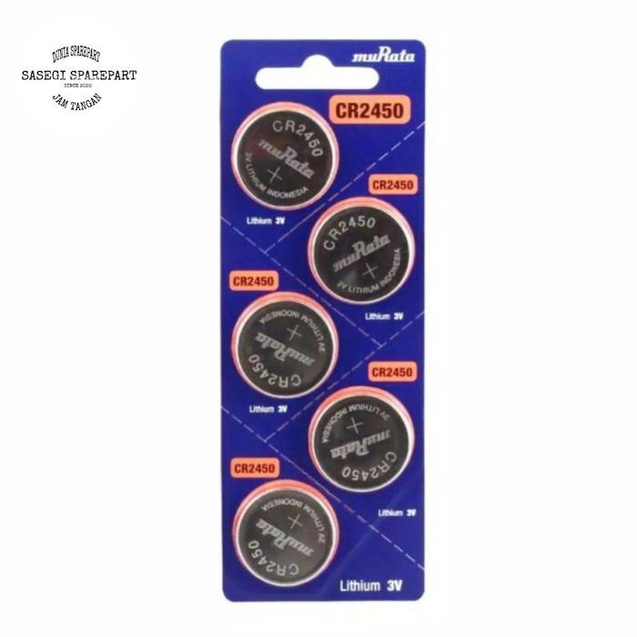 NEWW BATRE BATERAI BATRAI BATTERY MURATA CR2450 MURATA 2450 ORIGINAL