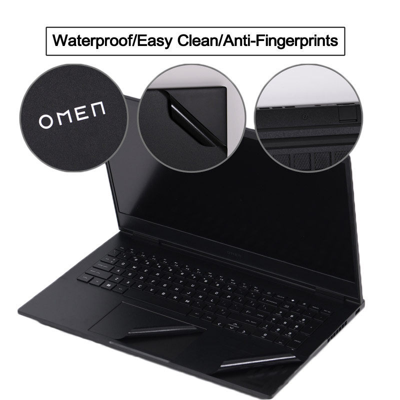 Pre-Cut Anti Scratch Vinyl Sticker Skin for 2024 HP Omen Gaming Laptop 16.1 17.3 inch 16-wf 17-cm