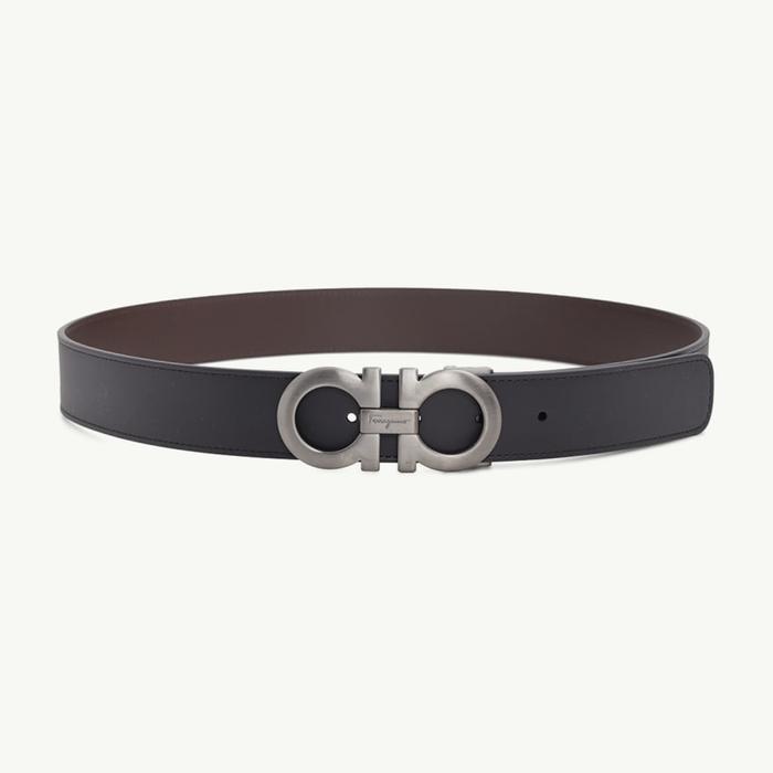 TERLARIS Salvatore Ferragamo Reversible Black-Brown Belt READY STOCK