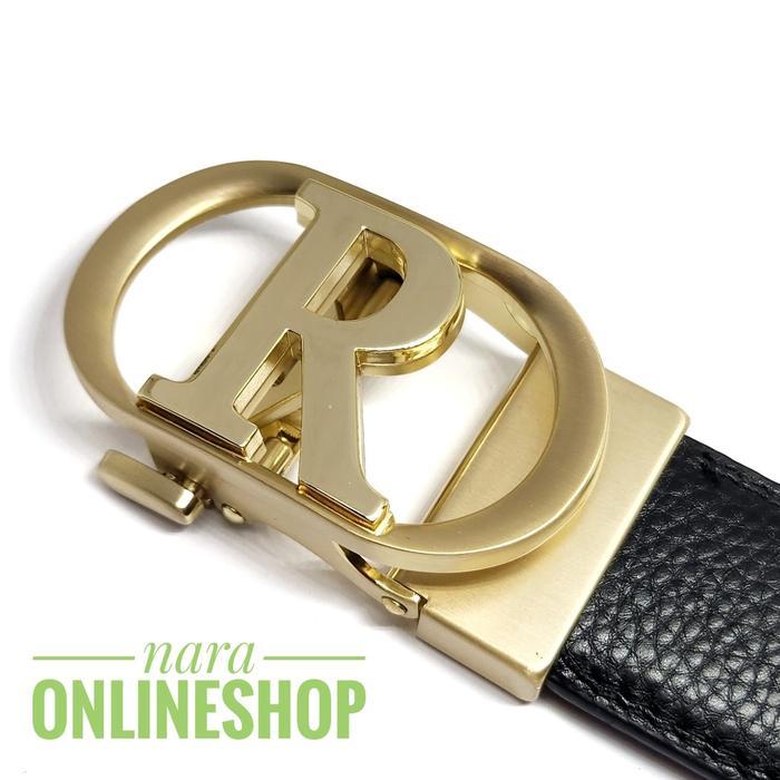 Ikat Pinggang Minimalis Gesper Sabuk Ikat Pinggang Pria Model Rel Huruf R