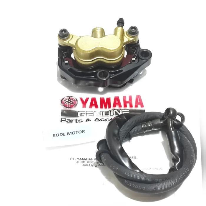 Kaliper Depan + Selang Rem Depan Yamaha Nouvo Lele , Nouvo Z , Crypton