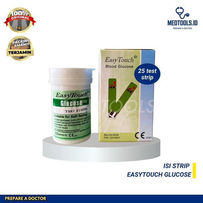 PAKET STRIP EASYTOUCH 3IN1, STRIP EASY TOUCH KOLESTEROL, ASAM URAT, GU