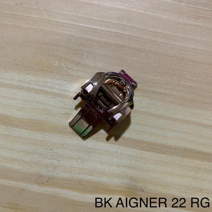 Buckle Aigner 22 MM Rosegold Pengait Jam Tangan Aigner BK AIGNER 22 RG