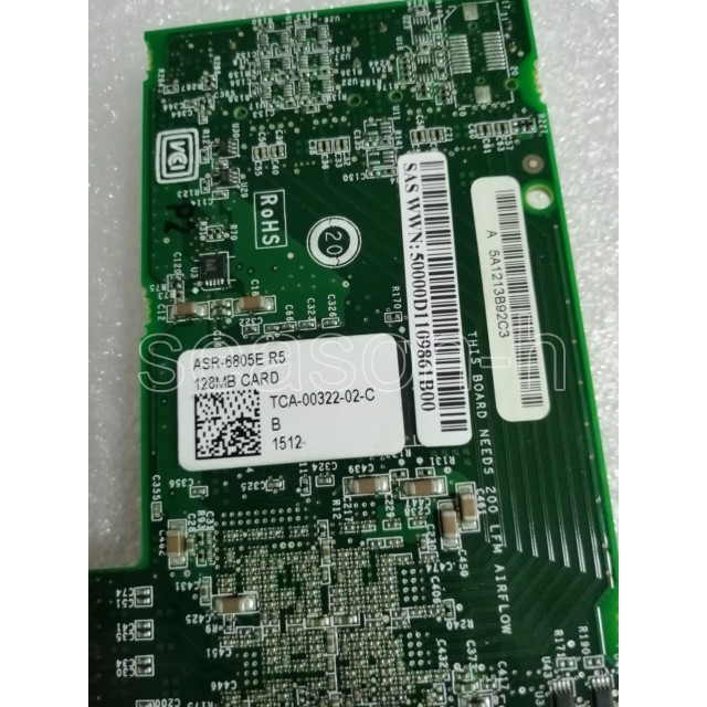 ASR -6805E SATA  SAS RAID Controller card 8 ports PCIe 128mb RAID 0 1