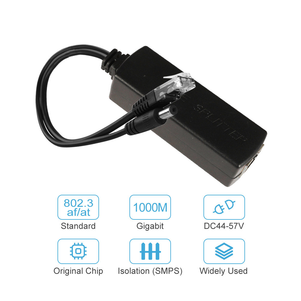 POE Splitter Cable, Adapter Cable, Power Supply, Injector, Power Supply, Huawei,CISCO, HP, RJ45, DC,