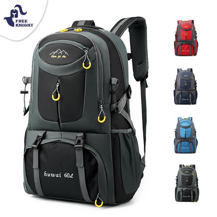 Eiger - Tas Ransel Backpack Pria Tas Hiking Kapasitas Besar Tas Traveling Outdoor 60L Tr120