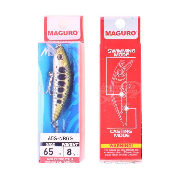 Umpan Pancing Minnow Maguro Provocateur Natura 65Mm Sinking