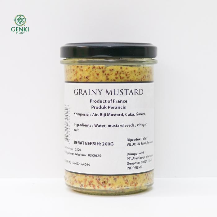 Vilux Grainy Dijon Mustard - 200 G
