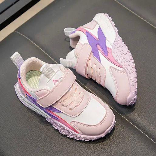 Sepatu Sneakers Anak Perempuan Motif Atg Pinkk