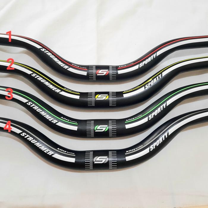 HANDLEBAR / STANG / SETIR MTB STRUMMER SPORTY DIAMETER 31.8 MM PANJANG 710 MM