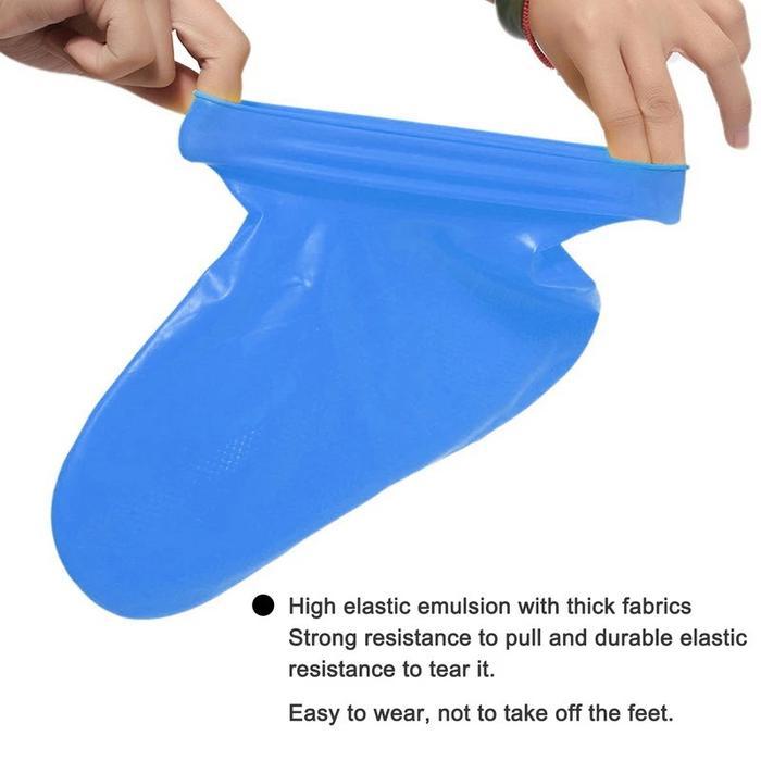 "New" LBT Cover Sepatu Anti Air Hujan Waterproof Sarung Pelindung Silicon