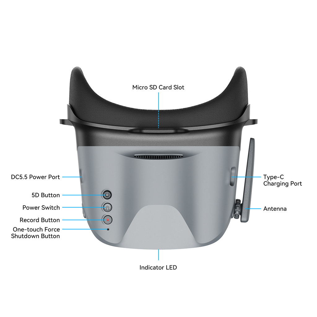 NEW BETAFPV VR04 FPV Goggles-Analog Version For Aquila20 Model Drone