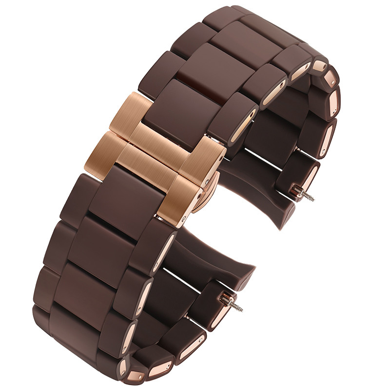 Women 20mm men 23mm Couple Watch Strap bracelet AR5889 5890 AR5906 5905 5920 watchband silicone