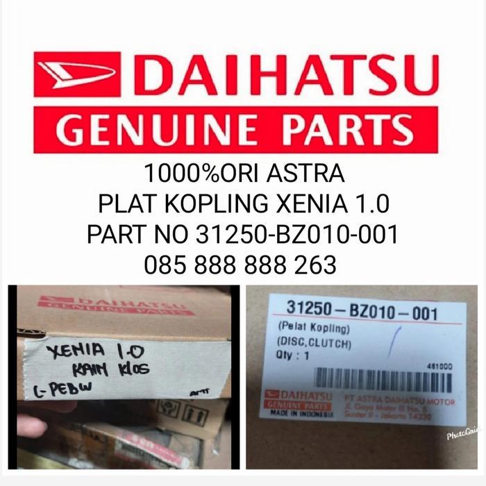 KAIN KOPLING / DISC CLUTCH XENIA /AVANZA 1.0 ASLI 31250-BZ010-001