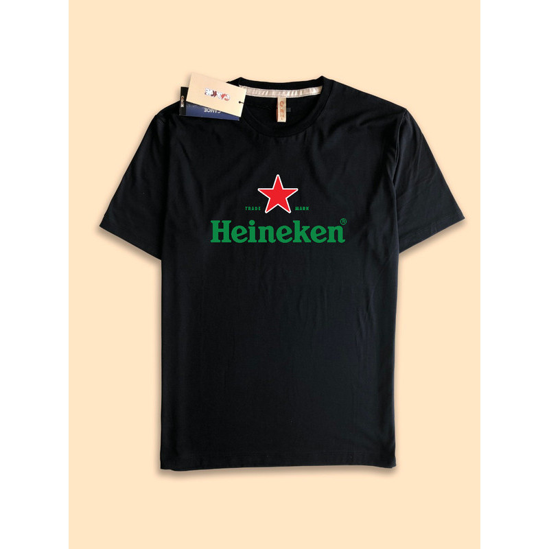 Kaos Tshirt Heineken logo