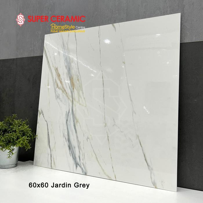 PLATINUM 60x60 Keramik Lantai - JARDIN GREY Kualitas Premium