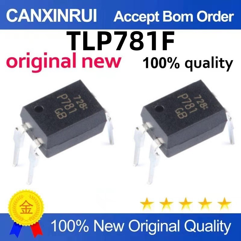 100 piecesTLP781F Silk-screen P781F in-line DIP-4 P781F-GR TLP781GB